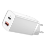 Laadija Baseus CCGAN2L-B01 GaN2 Lite USB/USB-C 65W (valge)