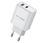 Charger Awei PD81C-EU USB / Type-C (valge)