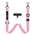 Universaalne Nöör Tech-Protect C65 Telefoniümbristele (roosa)