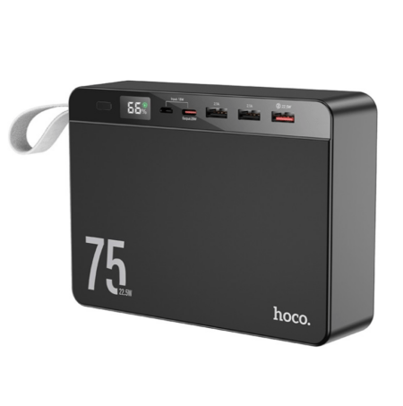 Akupank Hoco J94 Overlord 22.5W 75000mAh (must)