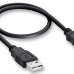 Mini USB juhe, 1M (must)