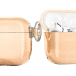 Silikoonümbris Glitter AirPods 4 (kuldne)