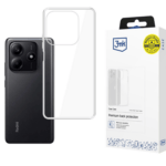 Silikoon 3mk Clear Case 1,2mm Xiaomi Redmi Note 14 5G (läbipaistev)