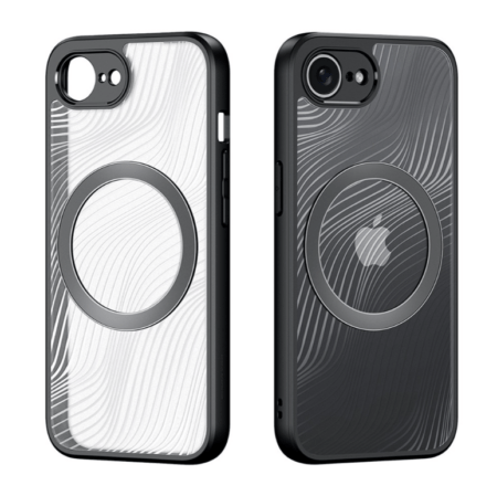 Ümbris Dux Ducis Aimo Mag iPhone 16e (läbipaistev / must)
