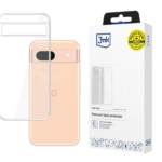Silikoon 3mk Clear Case 1,2mm Pixel 8A 5G (läbipaistev)