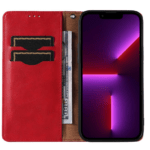 Ümbris kaanega Pouch Wallet iPhone 14 Pro (punane)