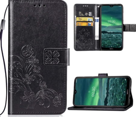 Ümbris kaanega Flower Book Samsung A15 4G/ A156 A15 5G (must) Ümbris kaanega Flower Book Samsung A15 4G/ A156 A15 5G (must)