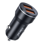 Autolaadija Mletubl MTB-CC07 2xUSB-A 2.4A (must)