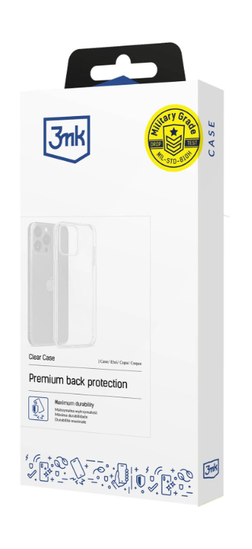 Silikoon 3mk Clear 1,2mm Xiaomi Redmi Note 14 5G (läbipaistev)