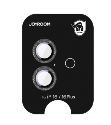 Kaitseklaas Joyroom JR-MFY0298 Glitter tagakaamerale iPhone 16/ 16 Plus (must)