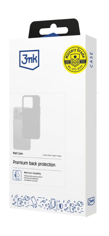 Silikoon 3MK Matt Case Xiaomi Redmi Note 14 4G (must)
