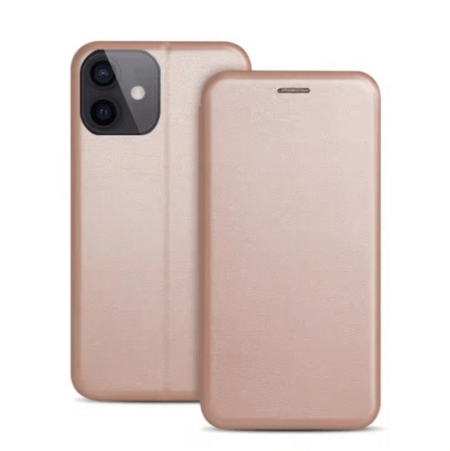 Ümbris kaanega Book Elegance Samsung A26 5G (roosa kuldne)