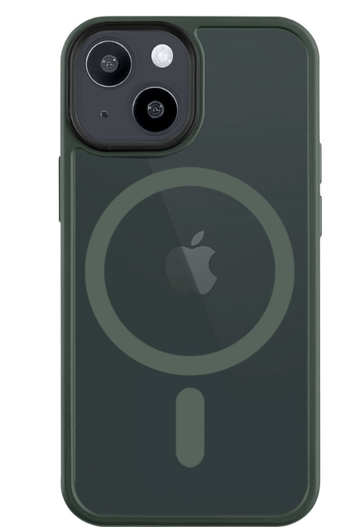 Ümbris Superstealth MagSafe iPhone 14/ iPhone 13 (tumeroheline)