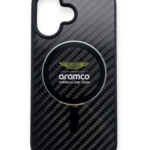 Ümbris Aston Martin Carbon MagSafe ARHMP16SFCIS iPhone 16 (must)