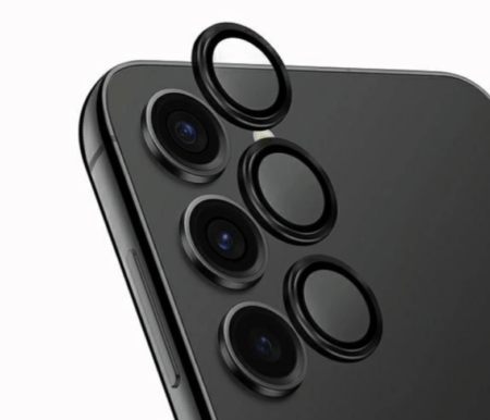 Kaitseklaas UNIQ tagakaamerale Samsung S24 Plus (must)