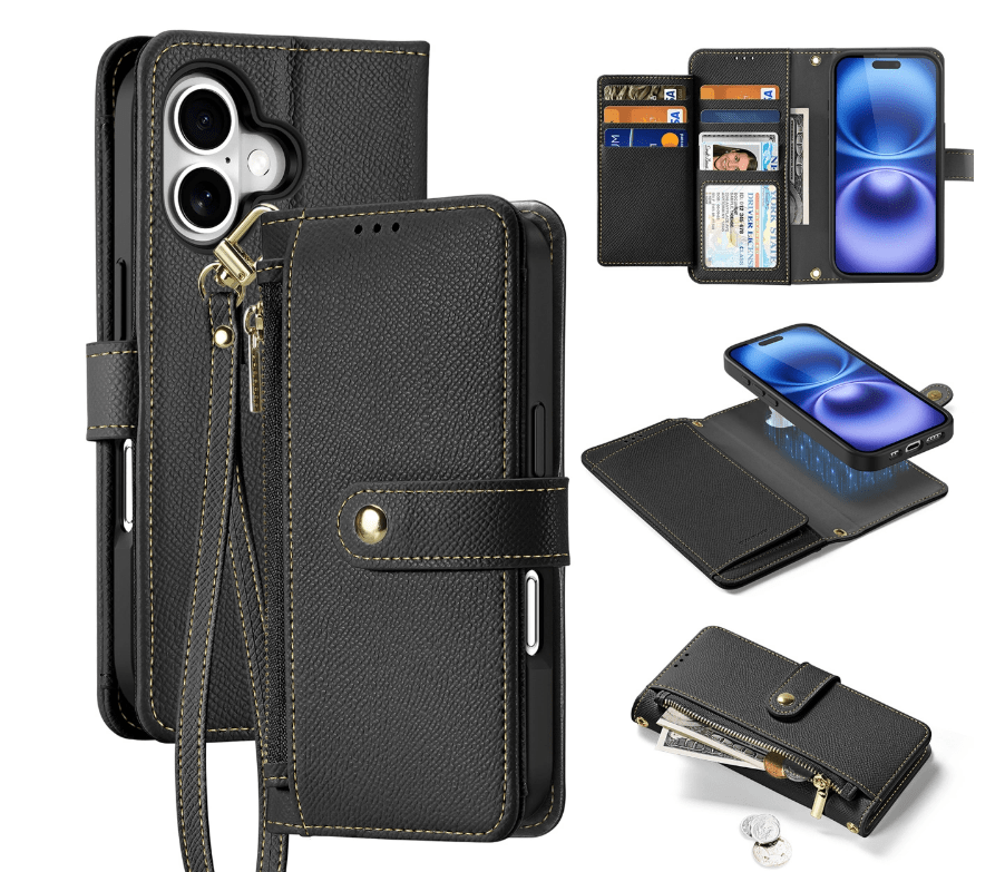 Ümbris kaanega Dux Ducis Lawa Apple iPhone 16 (must) Ümbris kaanega Dux Ducis Lawa Apple iPhone 16 (must)