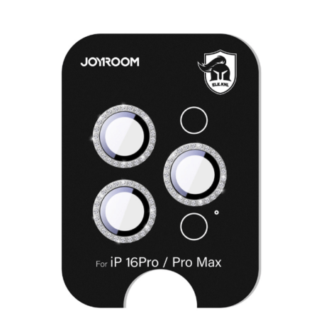 Kaitseklaas Joyroom JR-MSJ0309 Rhinestones tagakaamerale iPhone 16 Pro/ 16 Pro Max (hõbe)