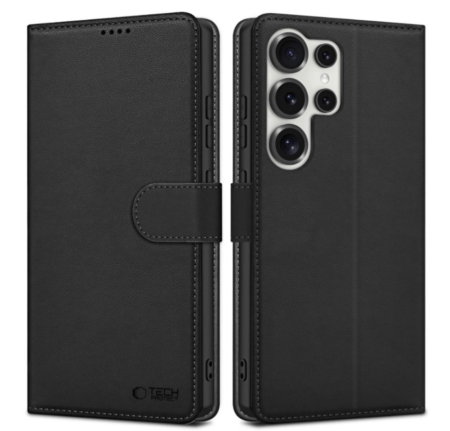 Ümbris kaanega Tech-Protect Wallet Samsung S25 FE (must)