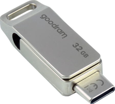 Mälupulk Goodram 32GB OTG USB 3.0 / Type-C (hõbedane)