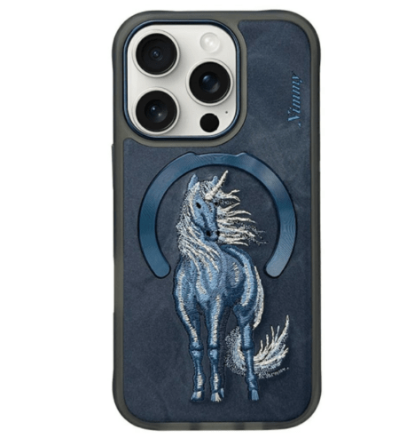 Ümbris Nimmy Fantasy Animal MagSafe iPhone 16 Pro Max (sinine)