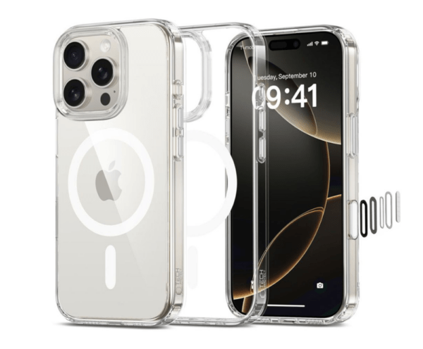 Ümbris Tech-Protect FlexAir Hybrid MagSafe iPhone 16 Pro Max (läbipaistev)