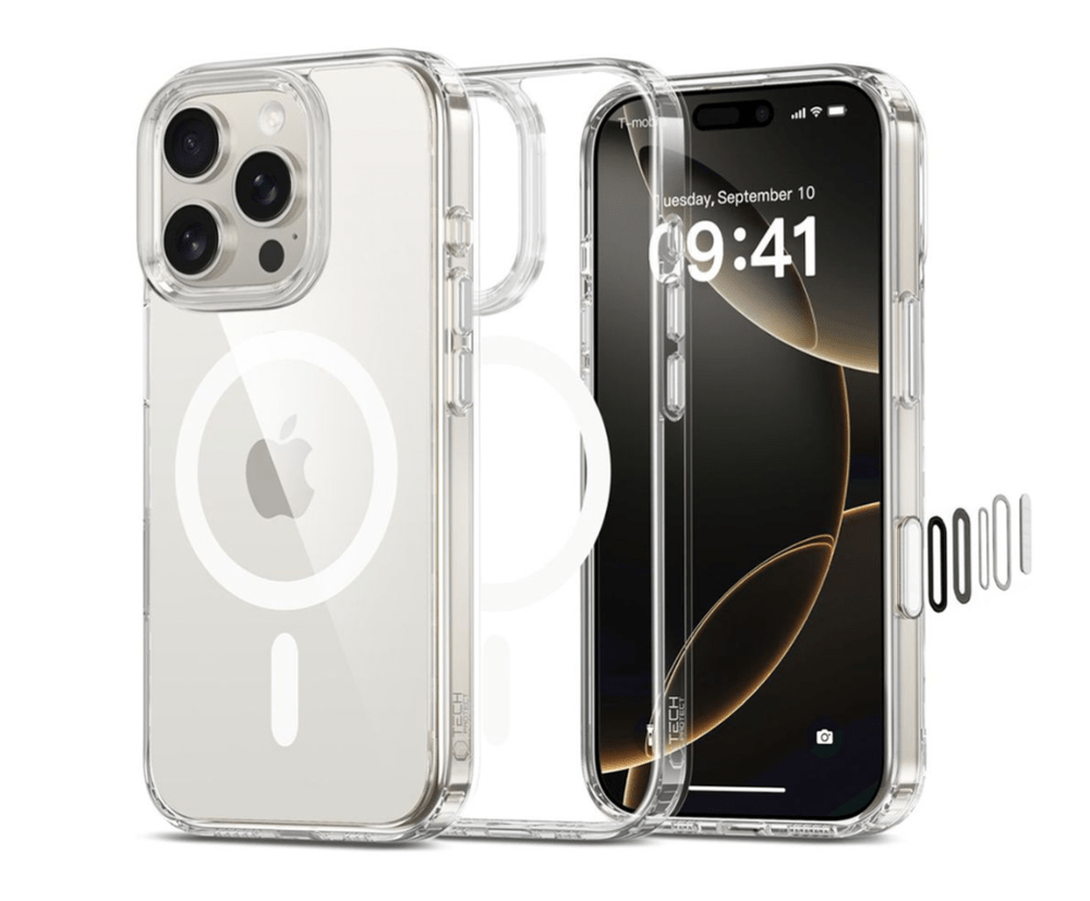 Ümbris Tech-Protect FlexAir Hybrid MagSafe iPhone 16 Pro Max (läbipaistev)