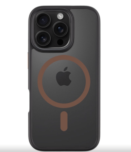 Ümbris Superstealth MagSafe iPhone 14 Pro (must/pruun)