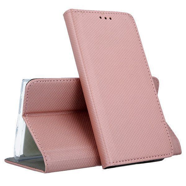Ümbris kaanega Flexy Magnet Samsung Galaxy A6 2018 (rose-gold)