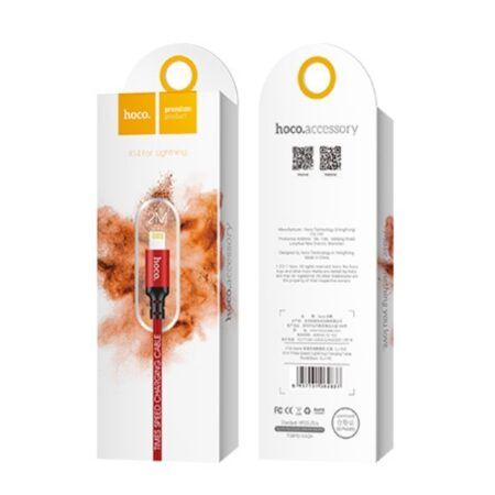 USB juhe Hoco X14 USB A to Lightning (1m/ punane)
