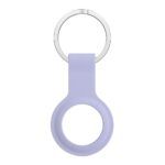 Airtag silikoonist võtmehoidja (helelilla)