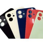 Varuosa iPhone 12 tagumine klaas suurema avaga kaamera jaoks (valge)