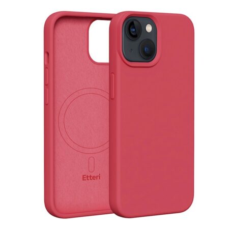 Ümbris Etteri silicone MagSafe iPhone 13 (punane)