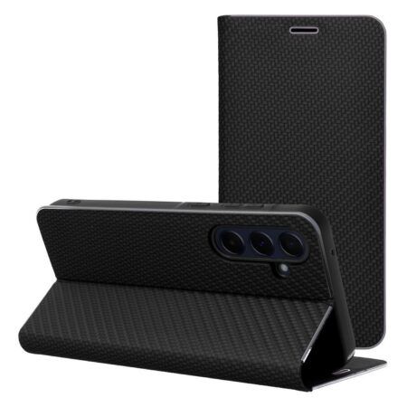 Ümbris kaanega LUNA Carbon Style Xiaomi 14T Pro (must)