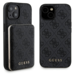 Guess MagSafe Ümbris 4G Metal Logo case set iPhone 15 (must)