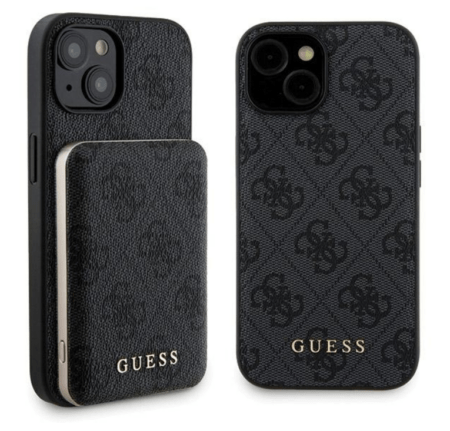 Guess MagSafe Ümbris 4G Metal Logo case set iPhone 15 (must) Guess MagSafe Ümbris 4G Metal Logo case set iPhone 15 (must)