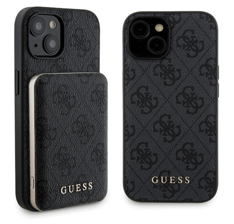 Guess MagSafe Ümbris 4G Metal Logo case set iPhone 15 (must) Guess MagSafe Ümbris 4G Metal Logo case set iPhone 15 (must)