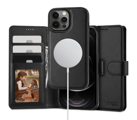 Ümbris Tech-Protect Wallet MagSafe iPhone 12/12 Pro (must)