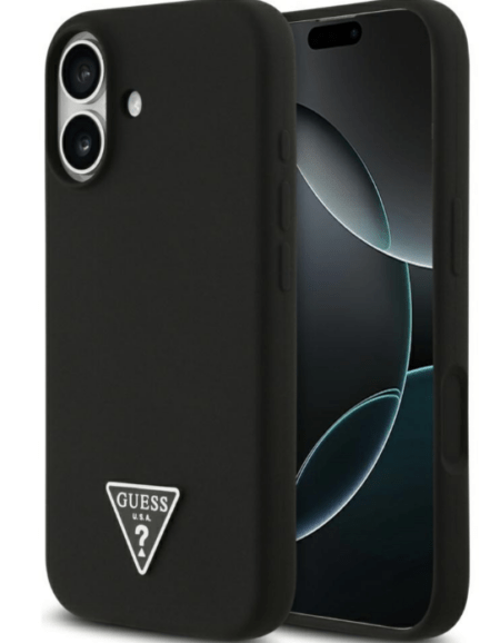 Guess Silicone Triangle Logo MagSafe Case for iPhone 17 (must)