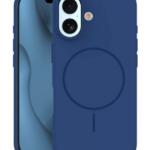 Ümbris Magnetic Abrasive Apple iPhone 17 (tumesinine)