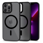 Ümbris Reach Matte MagSafe Apple iPhone 14 Pro (läbipaistev / must)