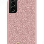 Ümbris Guess GUHCS23MHGGSHP Samsung Galaxy S23 Plus (roosa glitter / Logo )