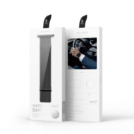 Kellarihm Dux Ducis Milanese Apple Watch 41 / 40 / 38 mm (must) Kellarihm Dux Ducis Milanese Apple Watch 41 / 40 / 38 mm (must)