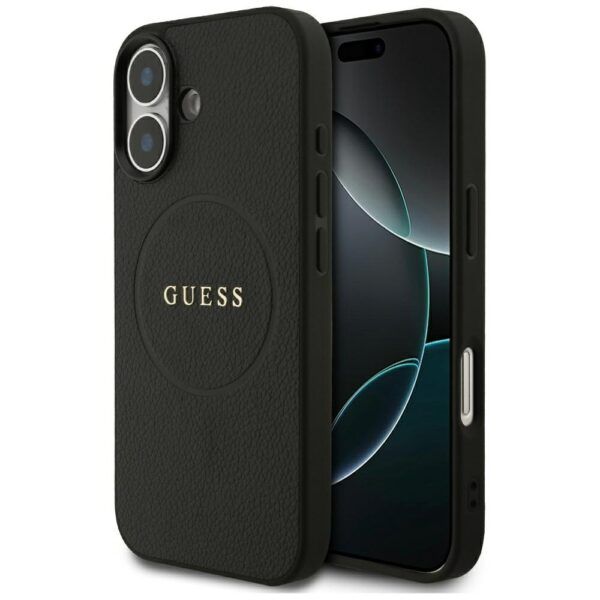 Guess MagSafe Ümbris Grained Ring iPhone 17 (must)