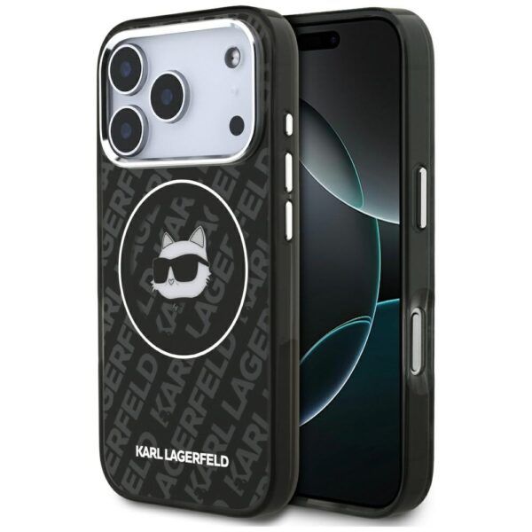 Karl Lagerfeld IML Choupette Head Logo MagSafe Case for iPhone 17 Pro (must)
