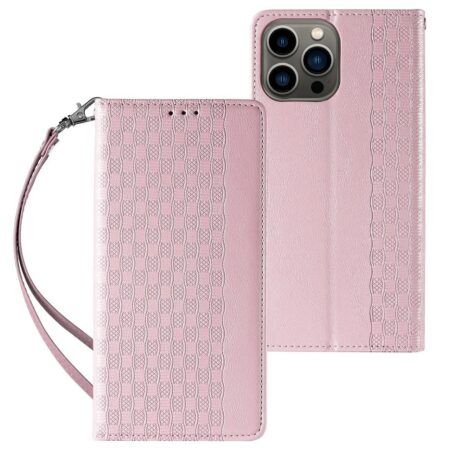 Ümbris kaanega Strap Case iPhone 12 Pro Max (roosa)