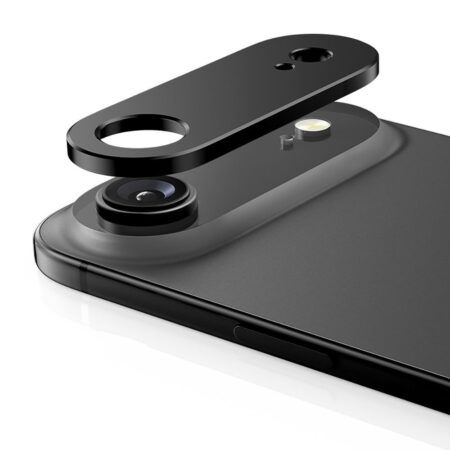 Kaameraäärise kaitse Camalloy tagakaamerale iPhone 17 Air (must)