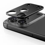 Kaameraäärise kaitse Camalloy tagakaamerale iPhone 17 Pro Max (must)