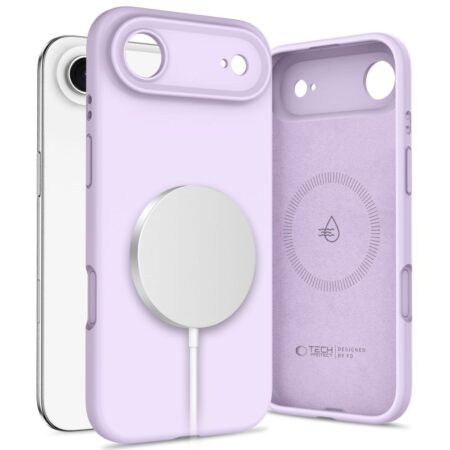 Ümbris Tech-Protect Silicone MagSafe iPhone 17 Air (lilla)