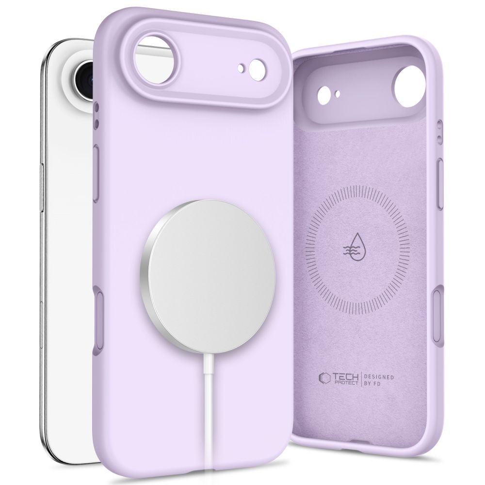 Ümbris Tech-Protect Silicone MagSafe iPhone 17 Air (lilla)