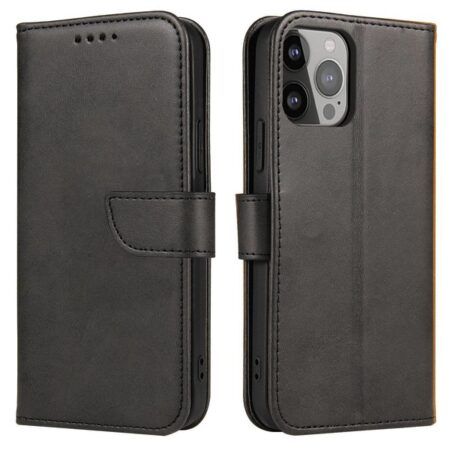Ümbris kaanega Magnet Case Samsung Galaxy S24 Ultra (must)